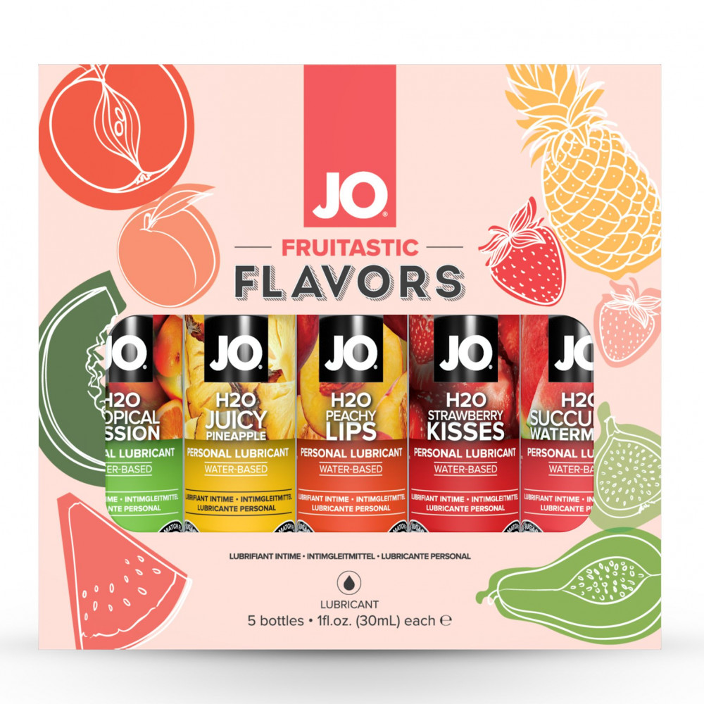 Подарочные наборы - Подарочный набор System JO Limited Edition Gift Set - Fruitastic Flavors (5 х 30 мл)