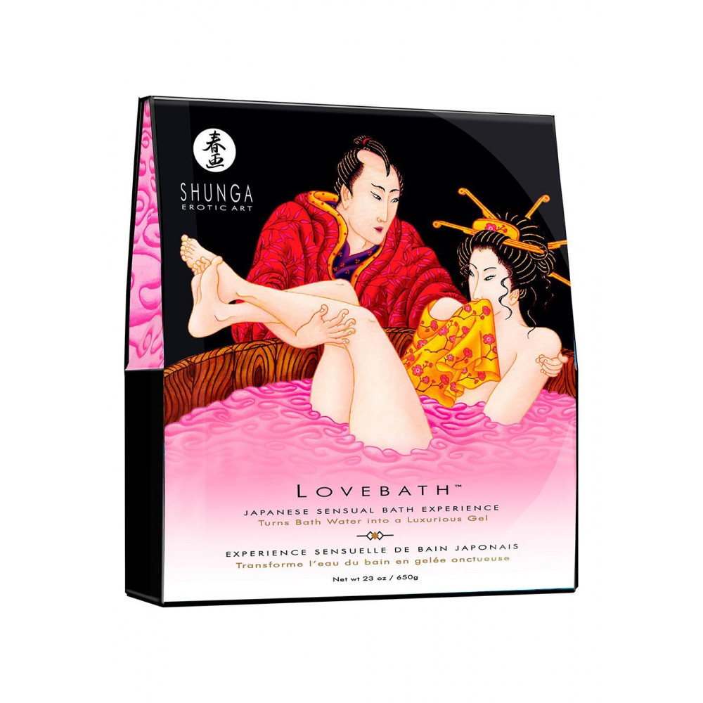 Интимная косметика - Гель для ванны Shunga LOVEBATH – Dragon Fruit 650 г, делает воду ароматным желе со SPA эффектом