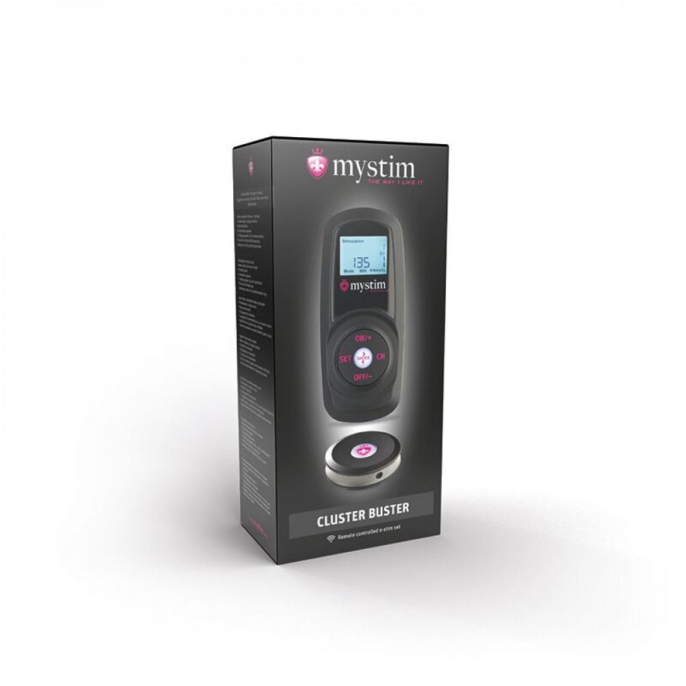 Різне - Електростимулятор Mystim Cluster Buster 8 каналів, 12+5 програм, бездротове керування 12