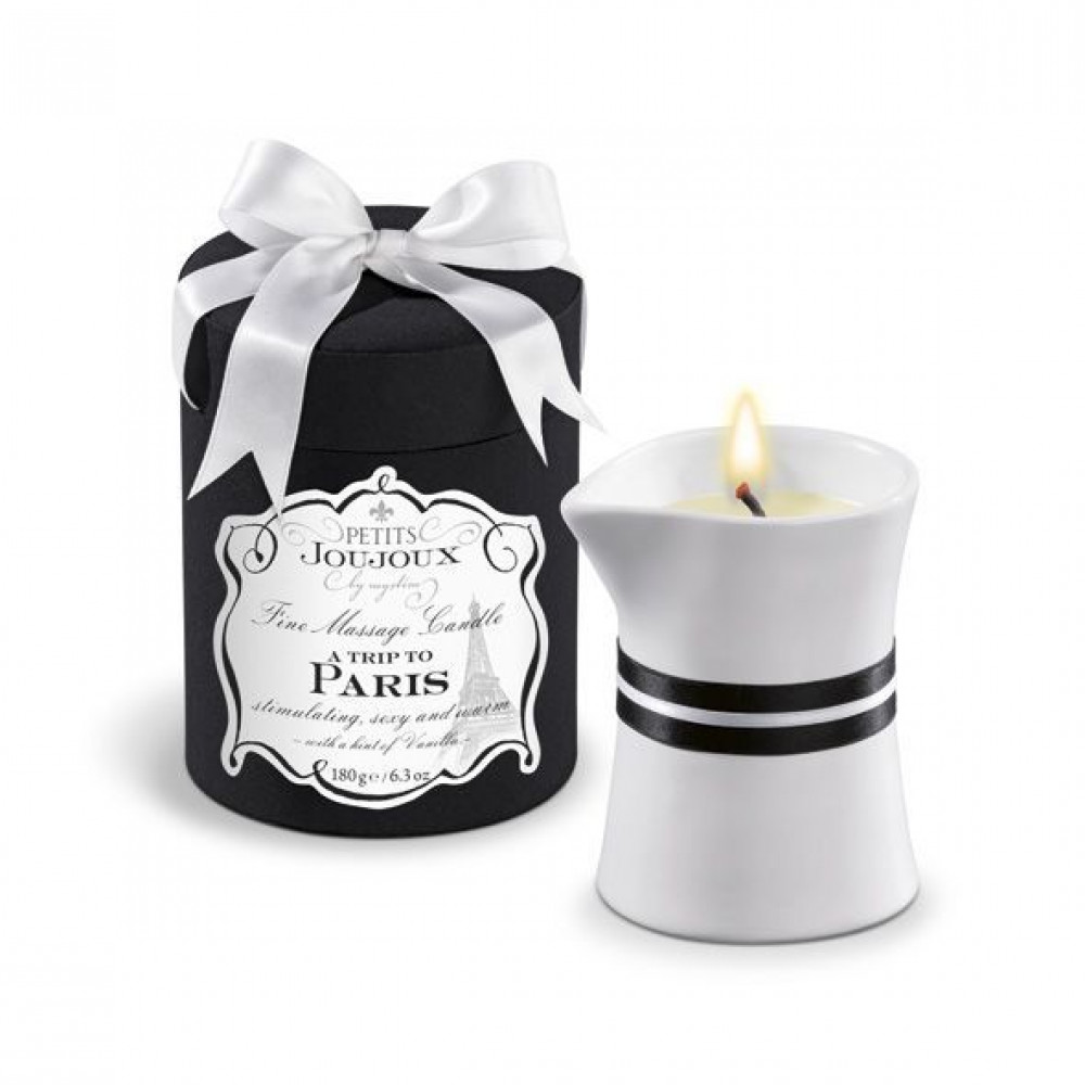 Массажные свечи - Массажная свечa Petits Joujoux - Paris - Vanilla and Sandalwood (190 г) роскошная упаковка