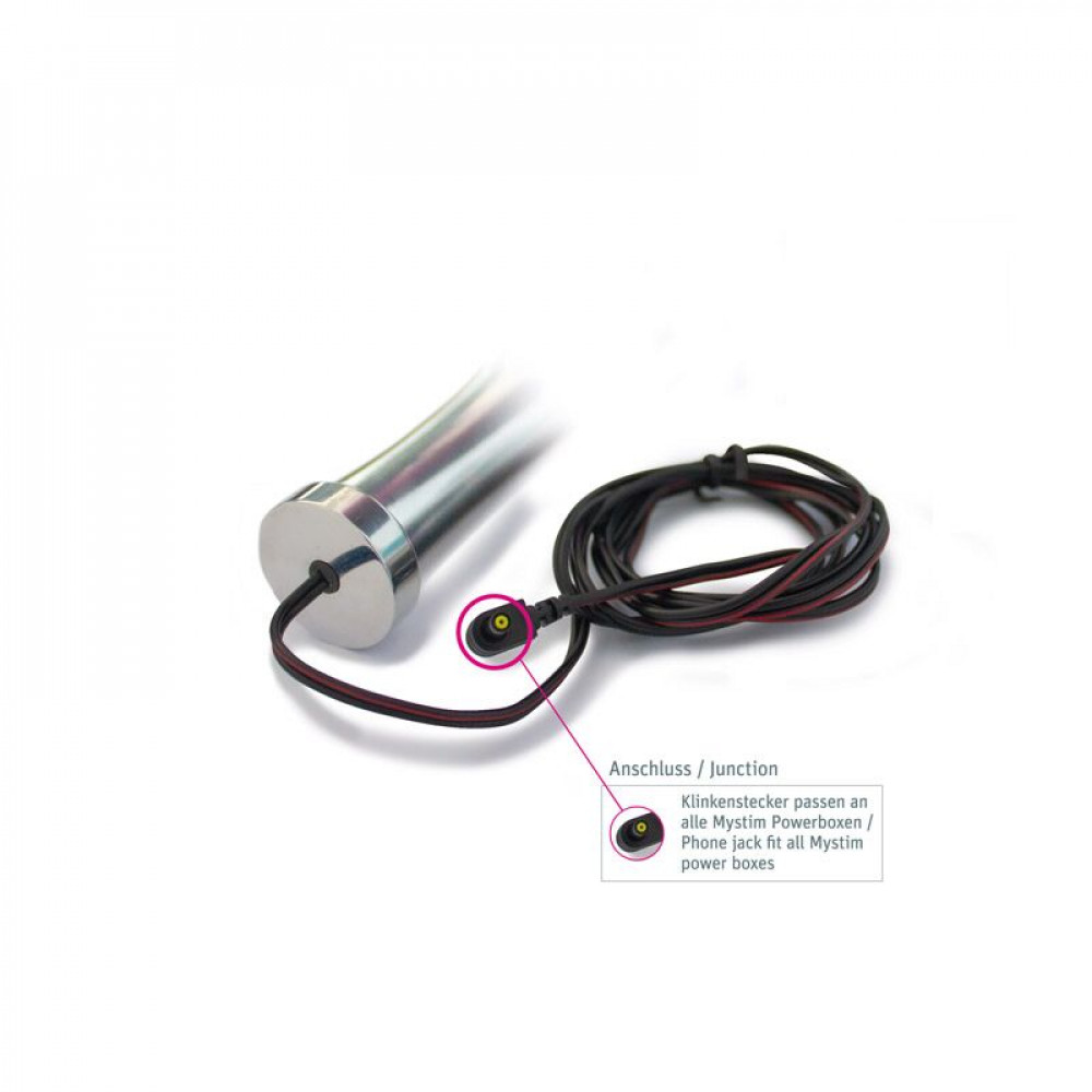 Різне - Металеве ділдо Mystim Bold Boris для електростимулятора, діаметр 3,2 см 4