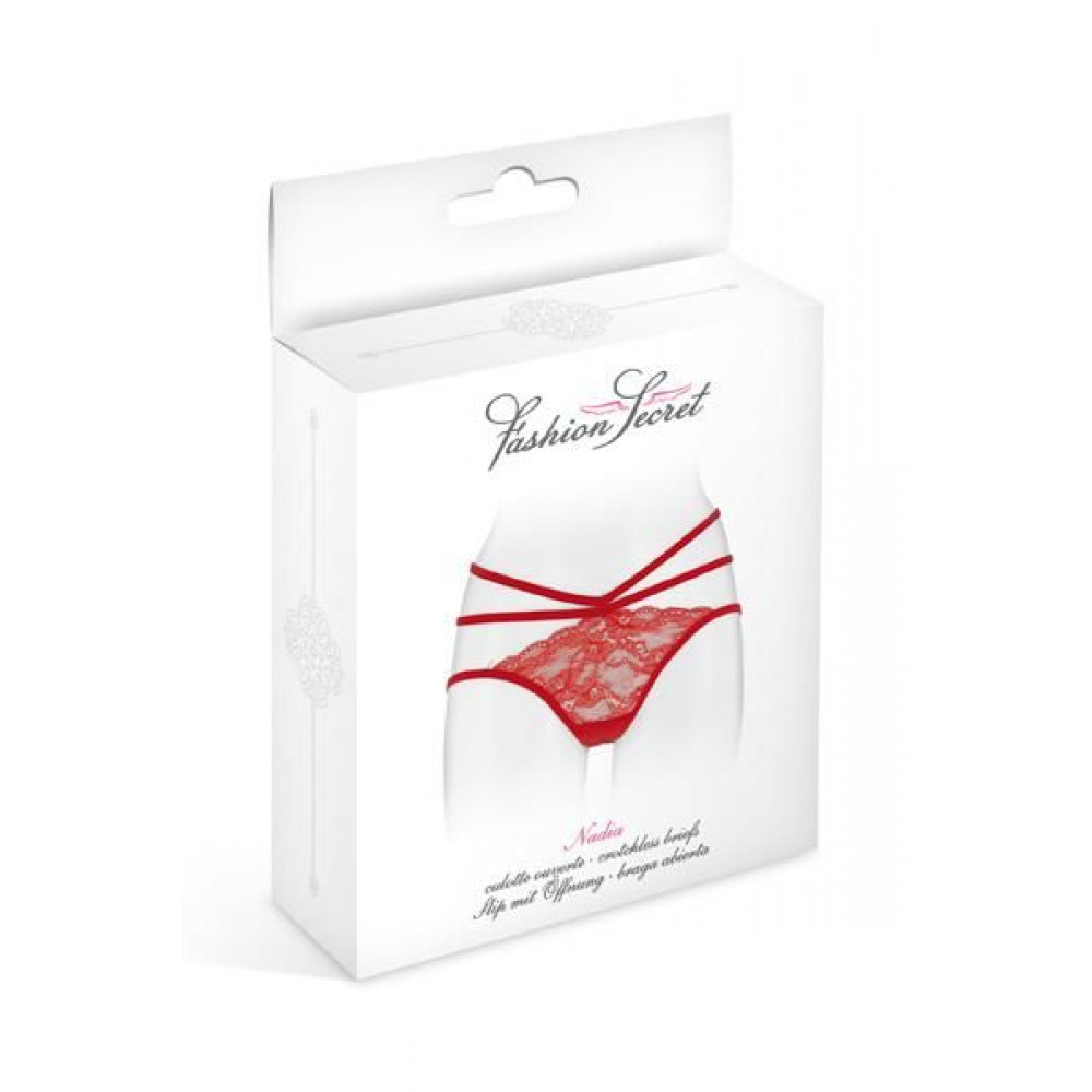 Сексуальные трусики - Трусики с открытой попкой Fashion Secret Nadia Red 1