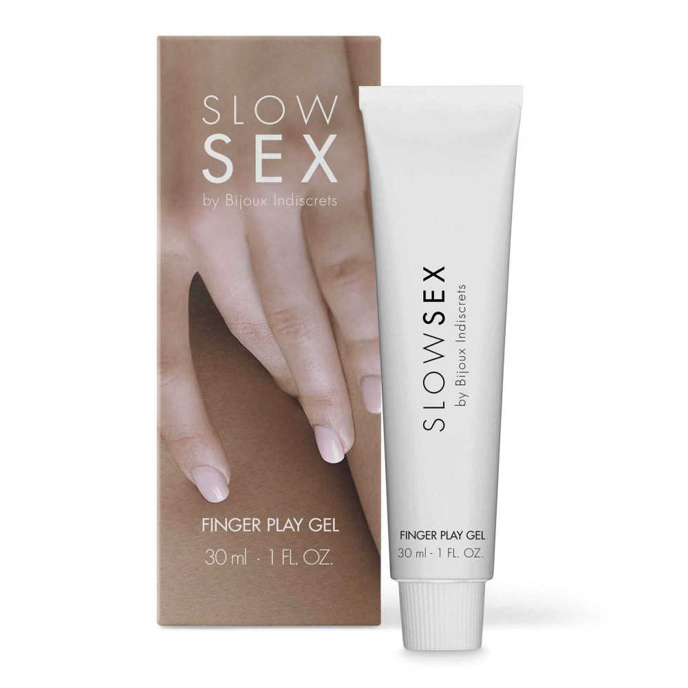 Смазка на водной основе - Гель-смазка для мастурбации Bijoux Indiscrets SLOW SEX - Finger play gel
