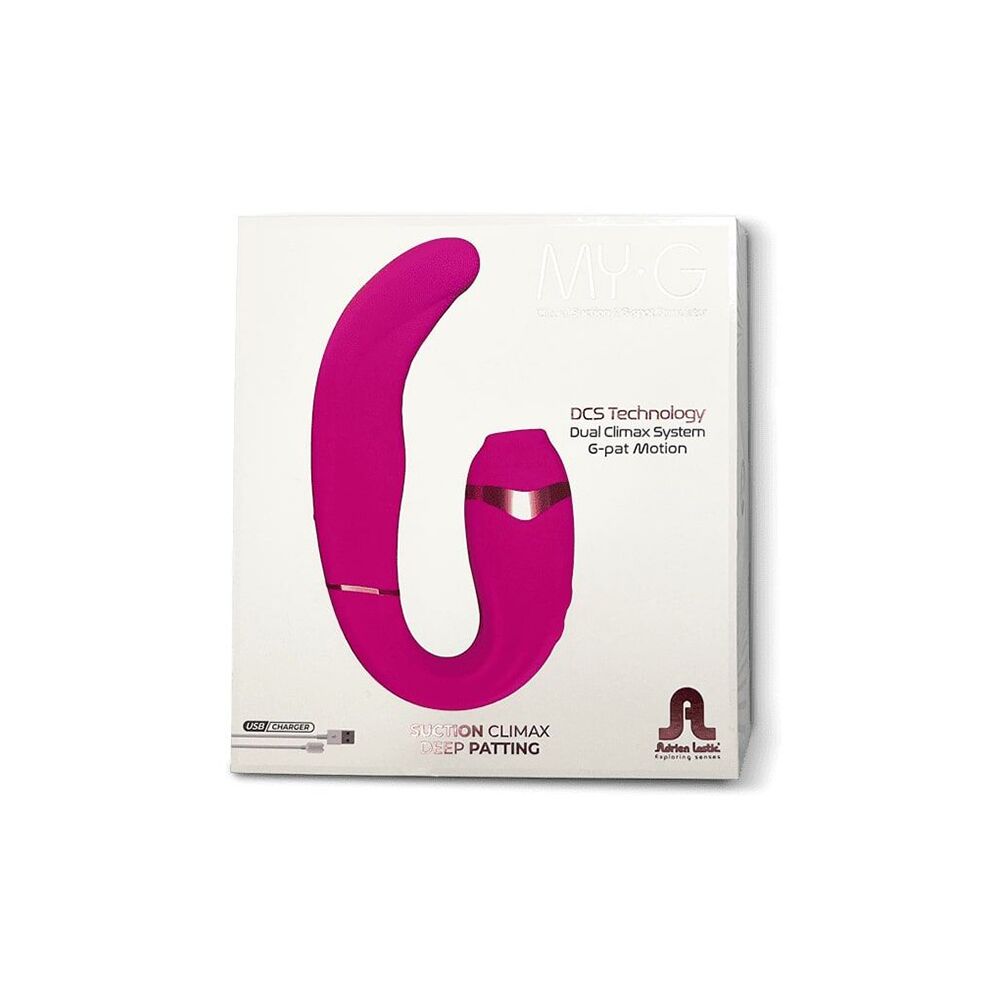 Вибраторы вакуумные - Пульсатор с вакуумной стимуляцией клитора Adrien Lastic My G (Pink) 1