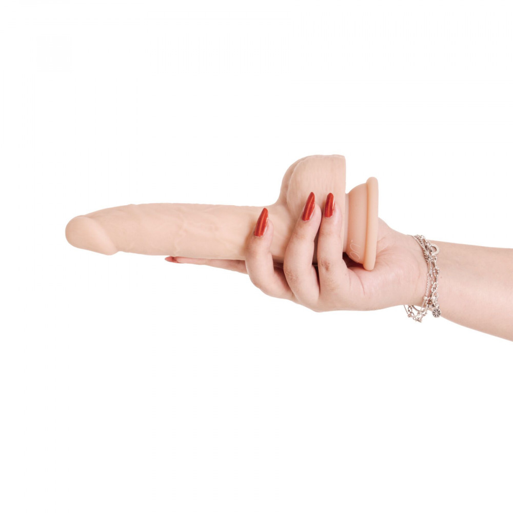 Фалоімітатор - Фалоімітатор із пульсацією Addiction Naked Addiction 8.5” Thruster - Vanilla 8