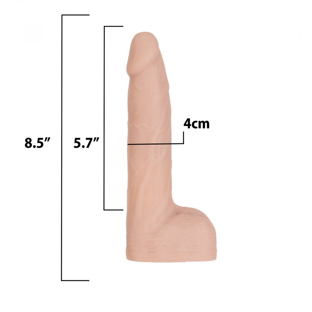 Фалоімітатор - Фалоімітатор із пульсацією Addiction Naked Addiction 8.5” Thruster - Vanilla 6