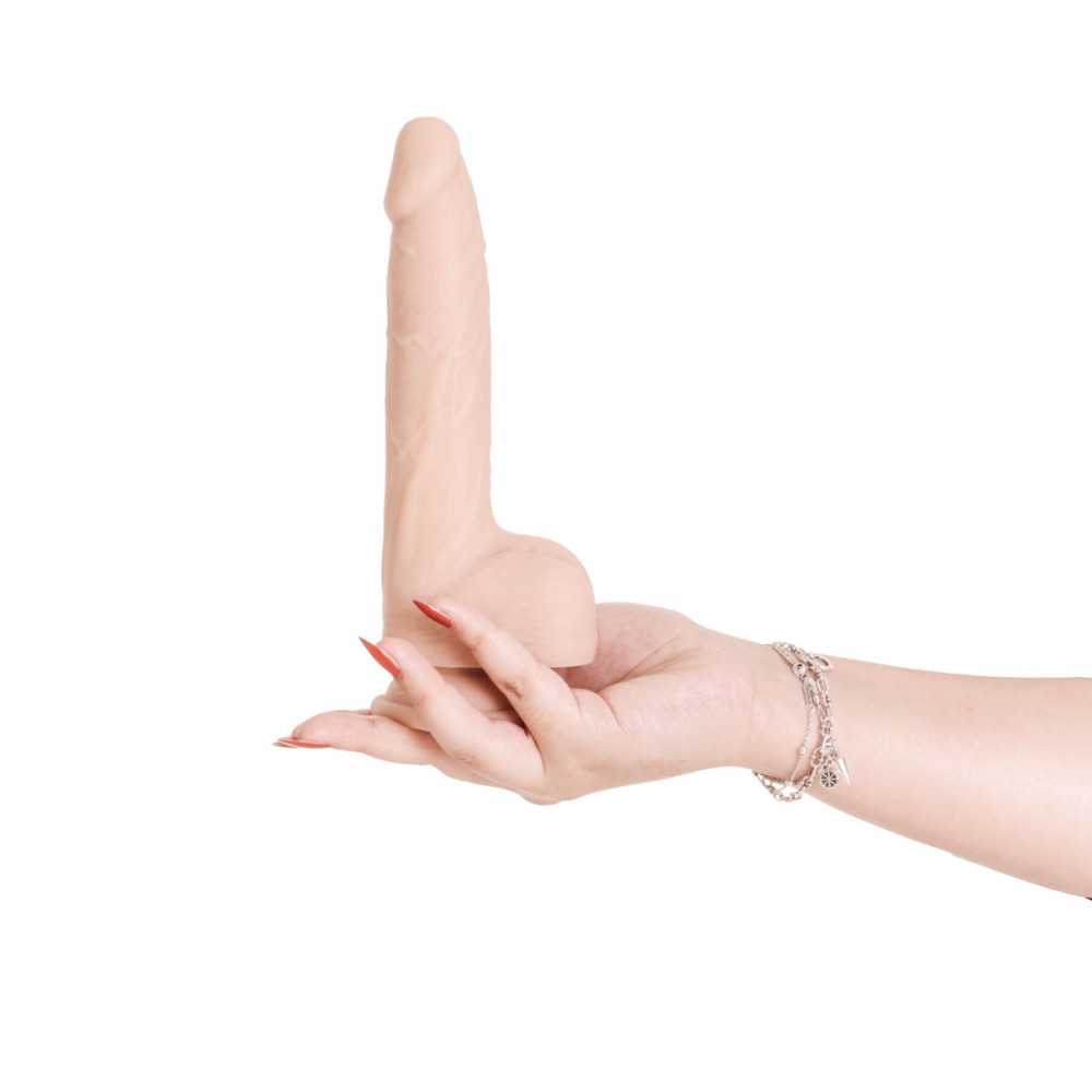 Фалоімітатор - Фалоімітатор із пульсацією Addiction Naked Addiction 8.5” Thruster - Vanilla 7