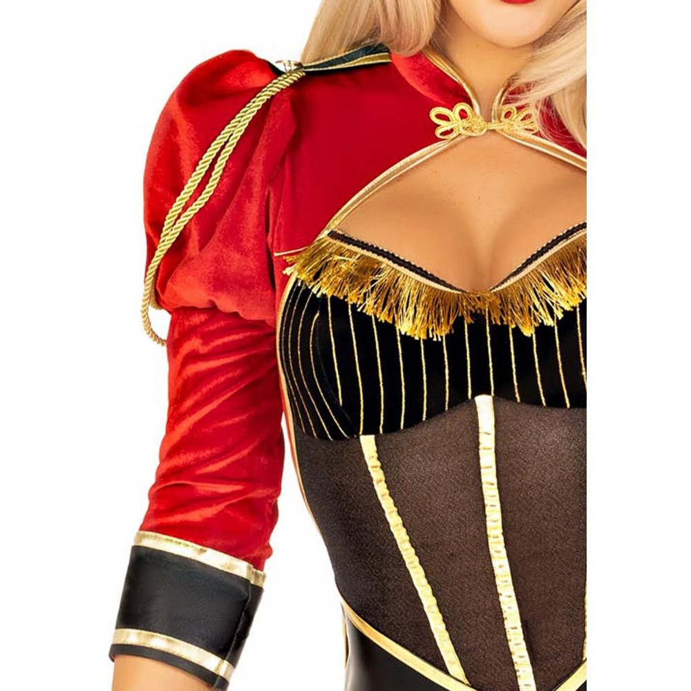 Ролевые костюмы - Костюм циркачки Leg Avenue Circus Ringmaster Diva Catsuit M 3