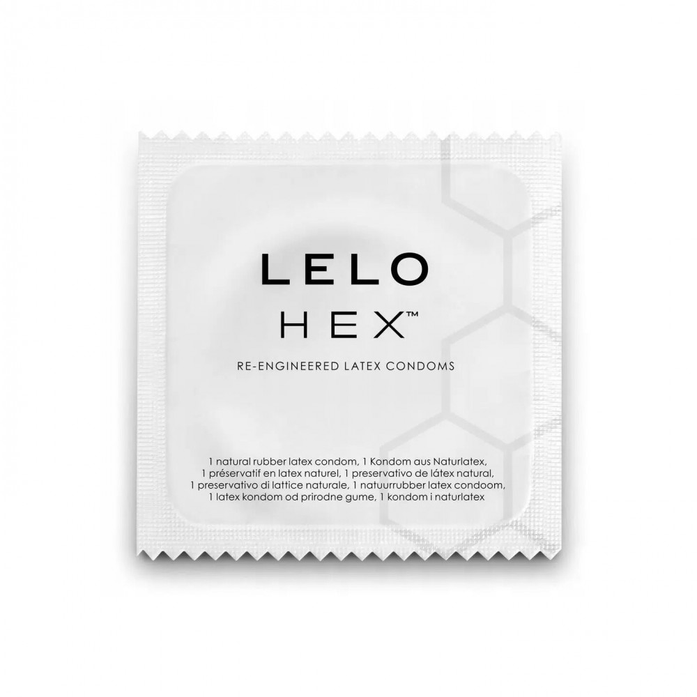 Презервативы - Презерватив LELO HEX Condoms Original Sachet