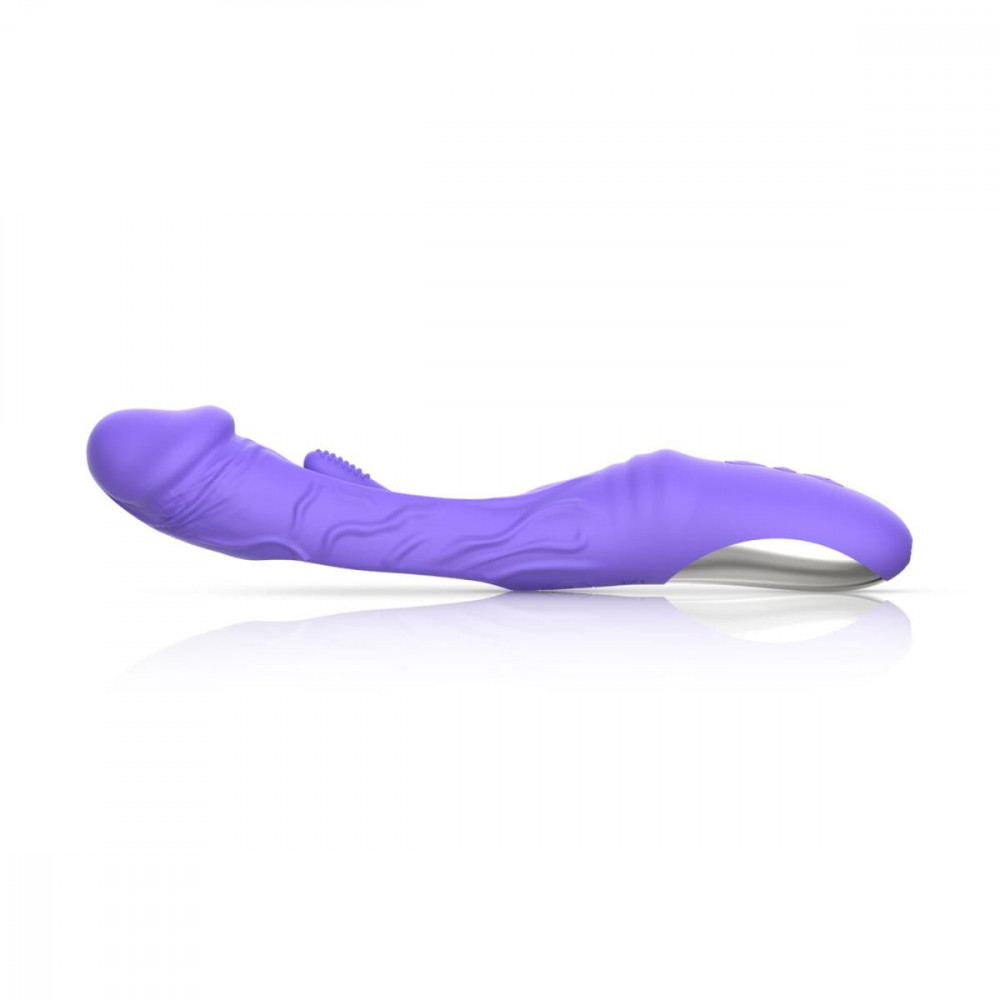 Стимулятор точки G - Вибратор Good Vibes Only - Flax Vibrating Dildo with G-Spot Stimulator 3