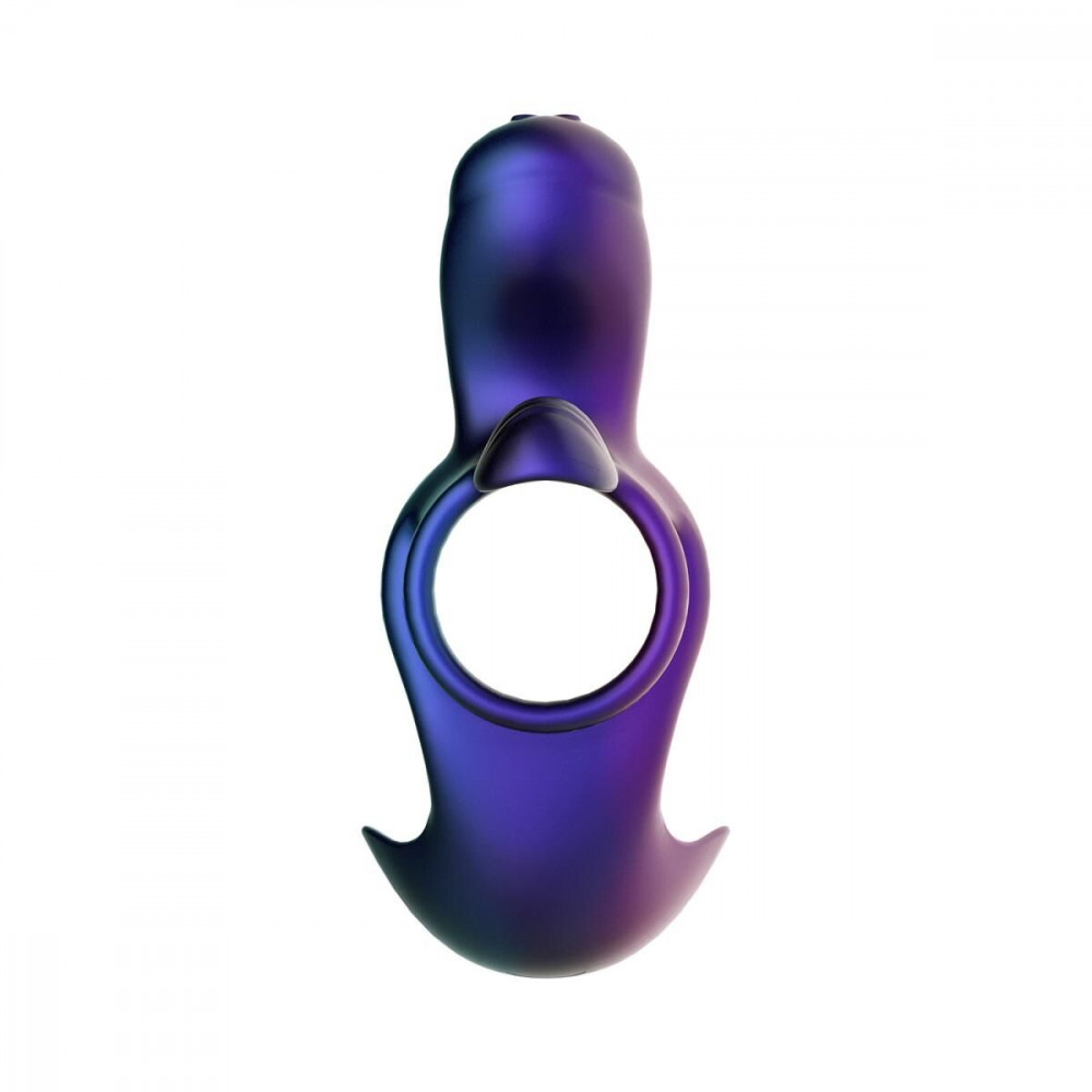 Ерекційні кільця з вібрацією - Ерекційне кільце 3в1 Hueman - Zenith, стимуляція яєчок, точки G та клітора, пульт ДК 3