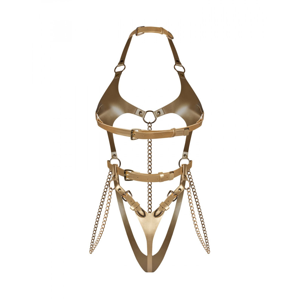 Жіноча еротична білизна - Боді Obsessive Anyya Gold teddy S/M/L 7