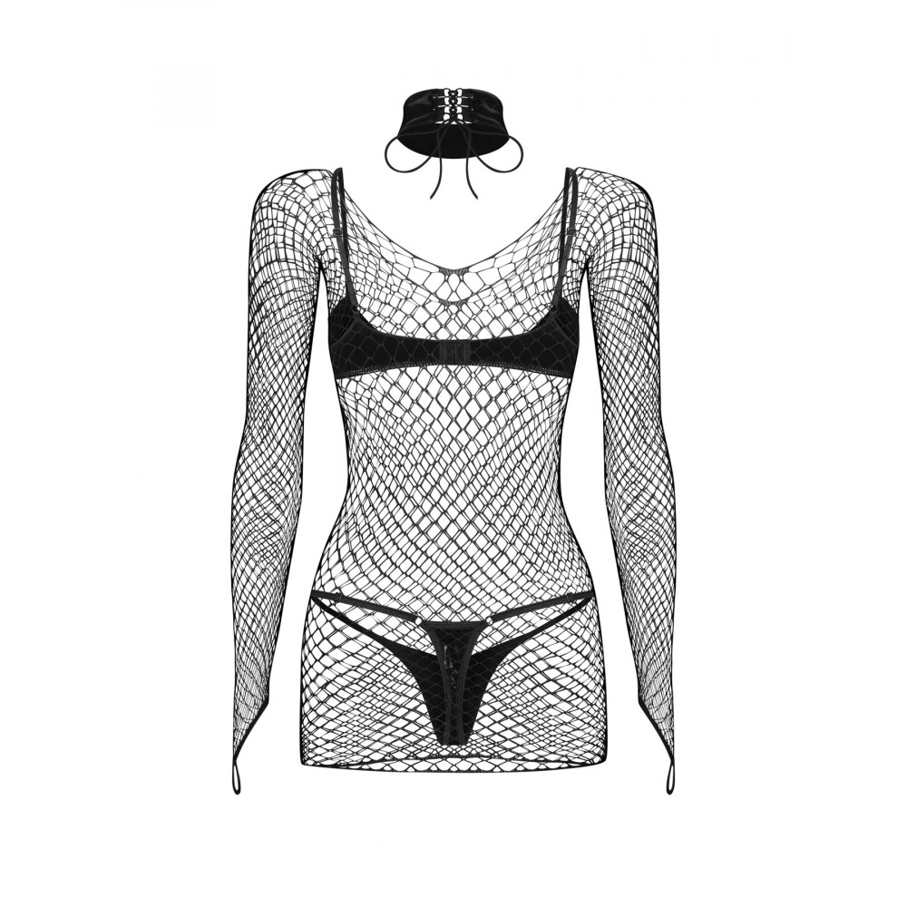 Еротичні комплекти - Комплект Obsessive Sashalla 4-pcs set S/M 7