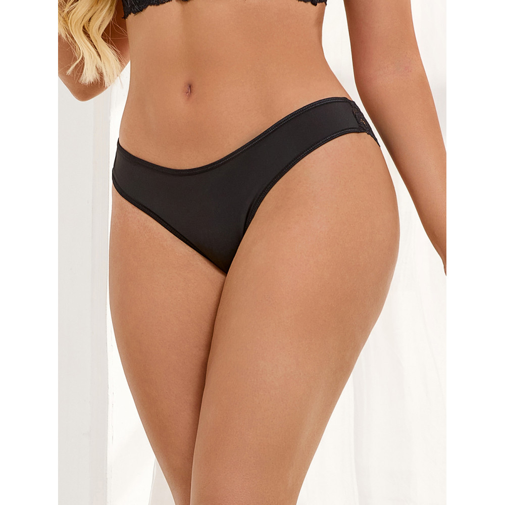 Різне - Трусики з мереживом позаду StarNight, чорні, XS-S 2