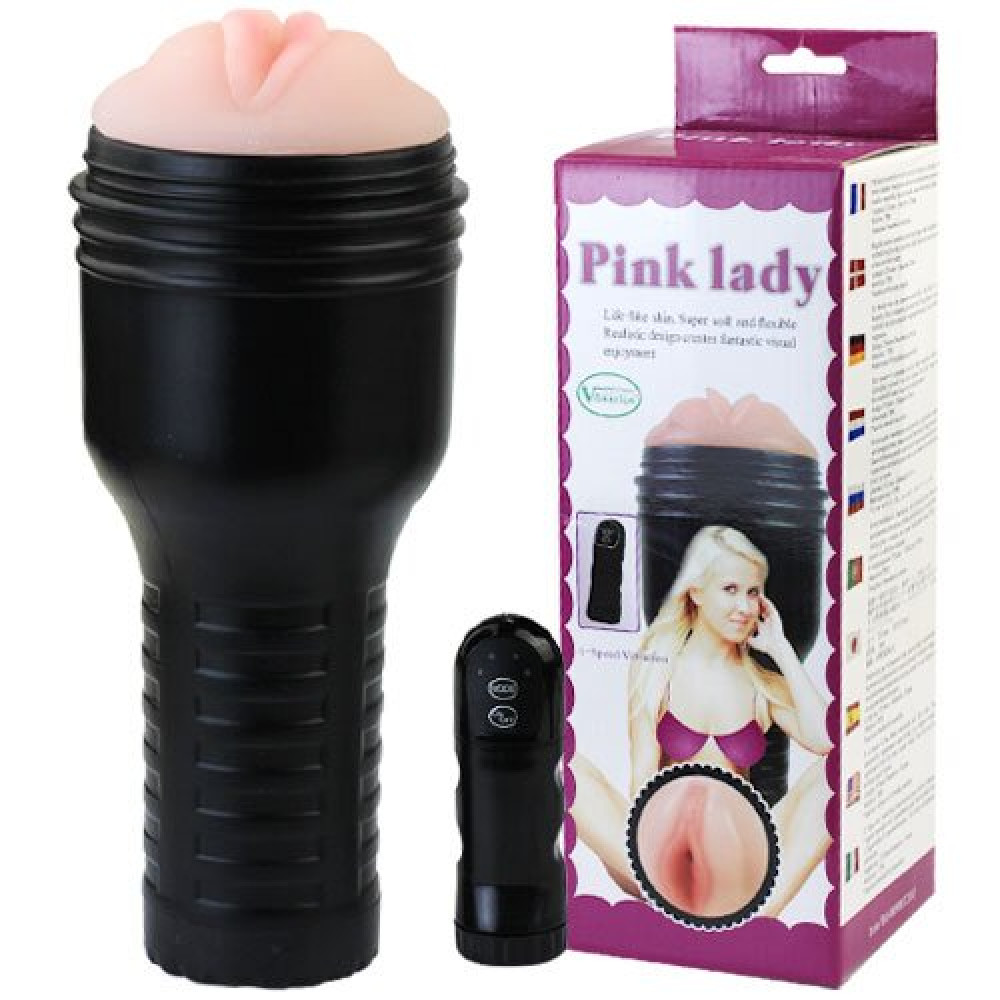 Мастурбаторы вагины - Вагина с вибрацией Pink Lady Vibrating, BM-00900T30Z