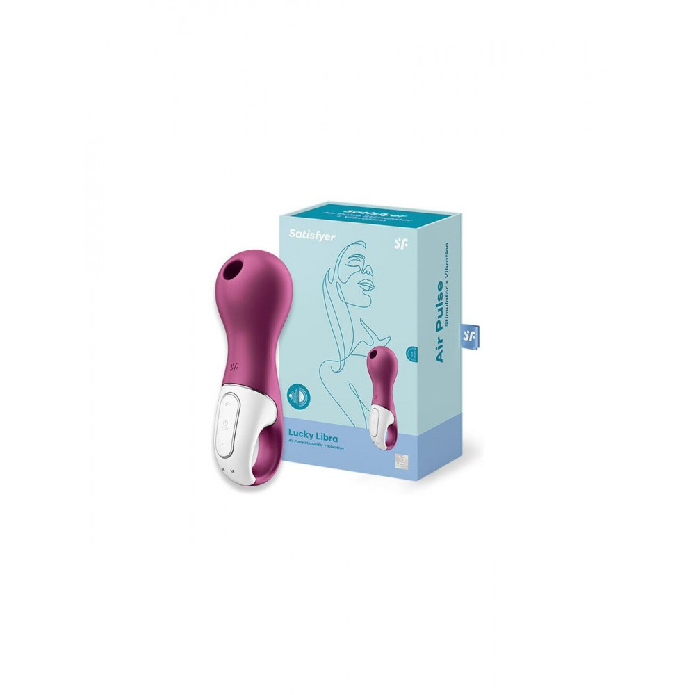 Вибраторы вакуумные - Вибромассажер с вакуумной стимуляцией Satisfyer Lucky Libra 1