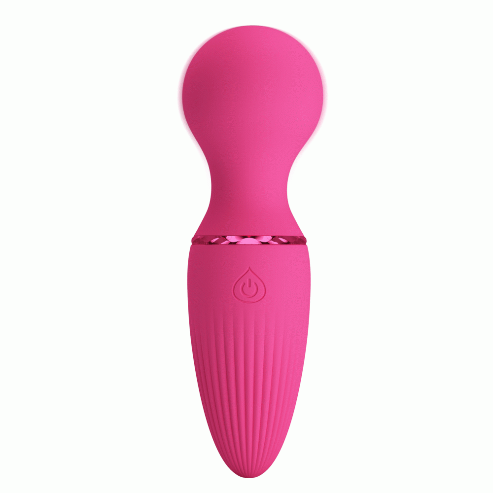 Вибропули и мини-вибраторы - Вибратор для клитора Pretty Love Dwayne мини-микрофон, розовый, 12 х 3.7 см 2