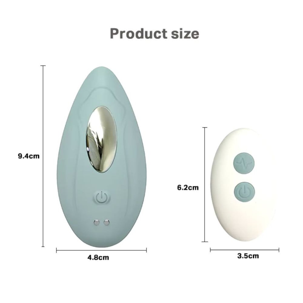 Різне - Вібратор для клітора Sweet Em 0068F з дистанційним керуванням, зелений 4