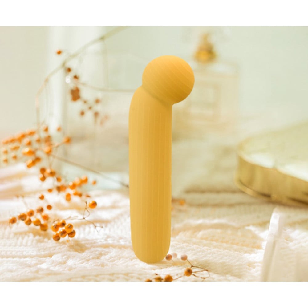 Разное - Вибратор для точки G Sweet Em Velvet Lure, бежевый 4