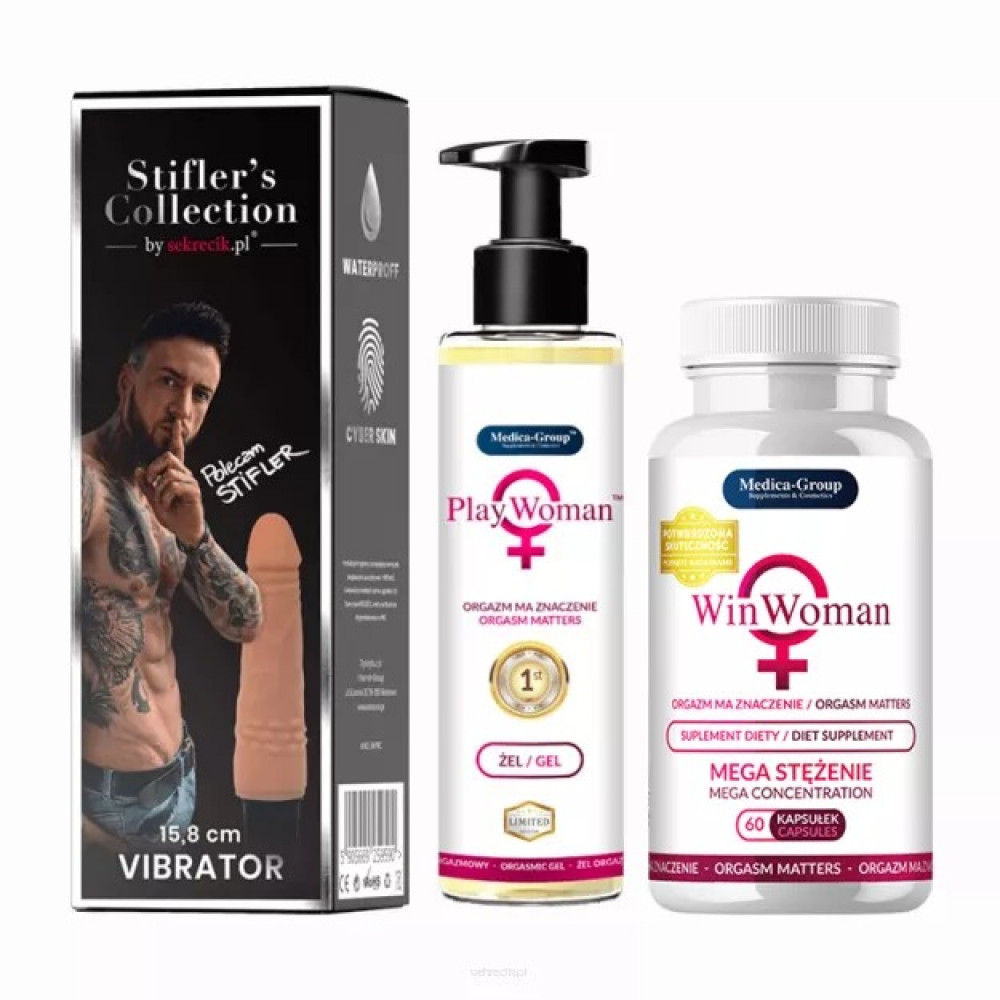 Різне - Вібратор реалістичний Stiflers Collection бежевий, 15.8 х 4.5 см 7