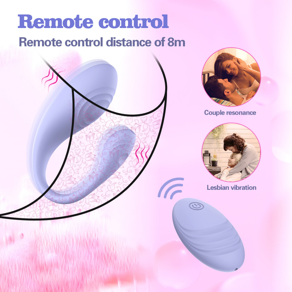 Вагинальные шарики и тренажеры - Виброяйцо Every Night Toys Letitia с дистанционным управлением, сиреневый, 10 режимов вибрации 3