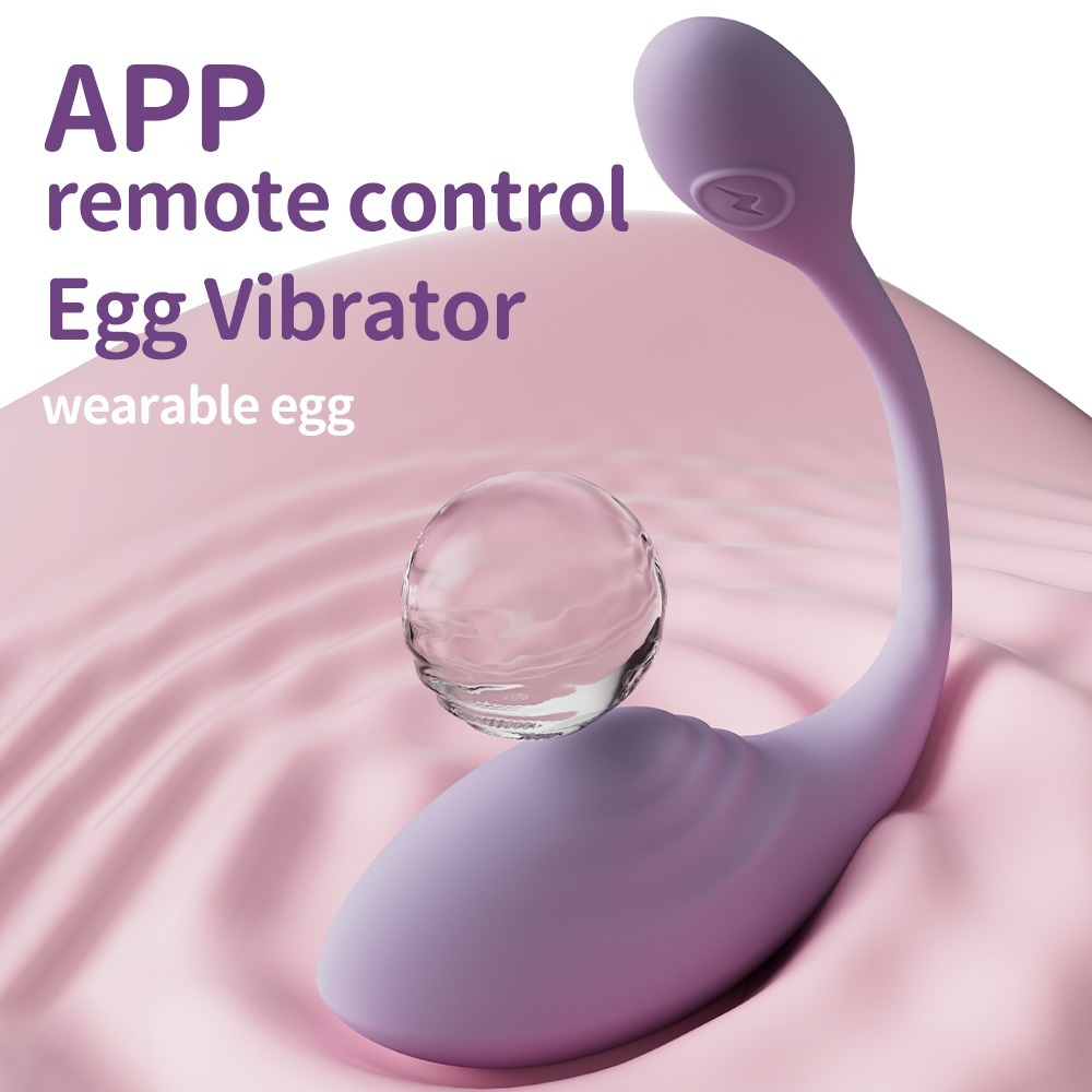 Вагинальные шарики и тренажеры - Виброяйцо Every Night Toys Letitia с дистанционным управлением, сиреневый, 10 режимов вибрации 6