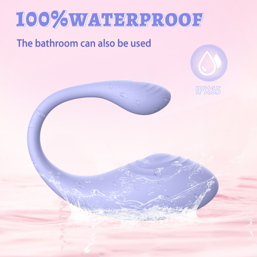 Вагинальные шарики и тренажеры - Виброяйцо Every Night Toys Letitia с дистанционным управлением, сиреневый, 10 режимов вибрации 2