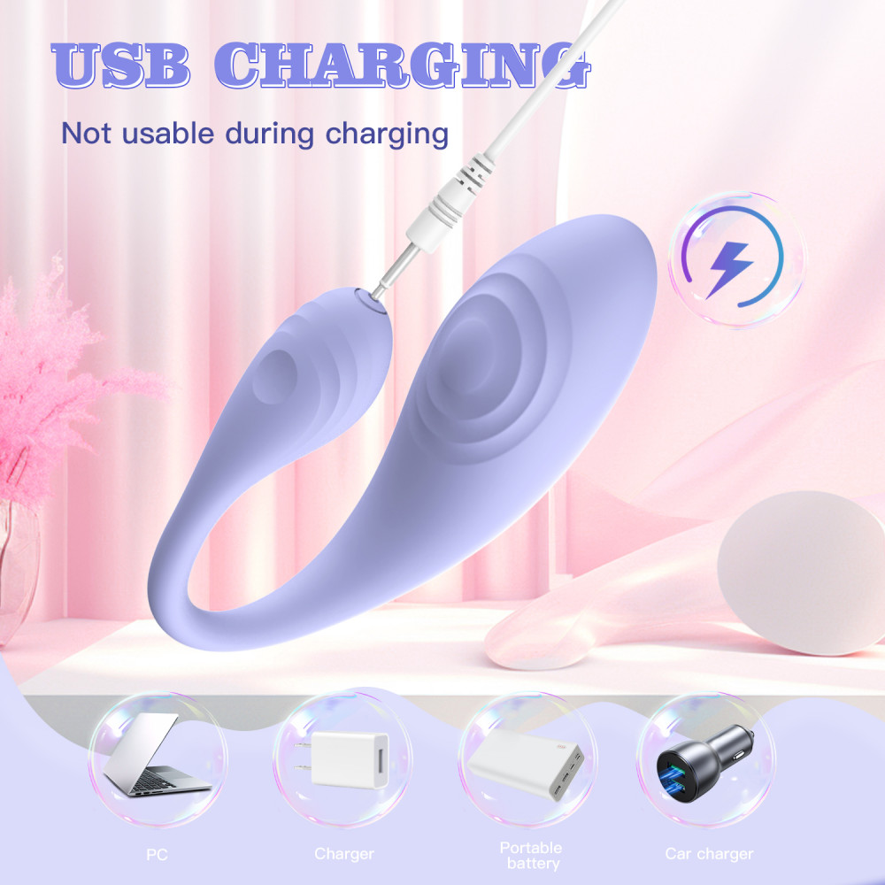 Вагинальные шарики и тренажеры - Виброяйцо Every Night Toys Letitia с дистанционным управлением, сиреневый, 10 режимов вибрации 1