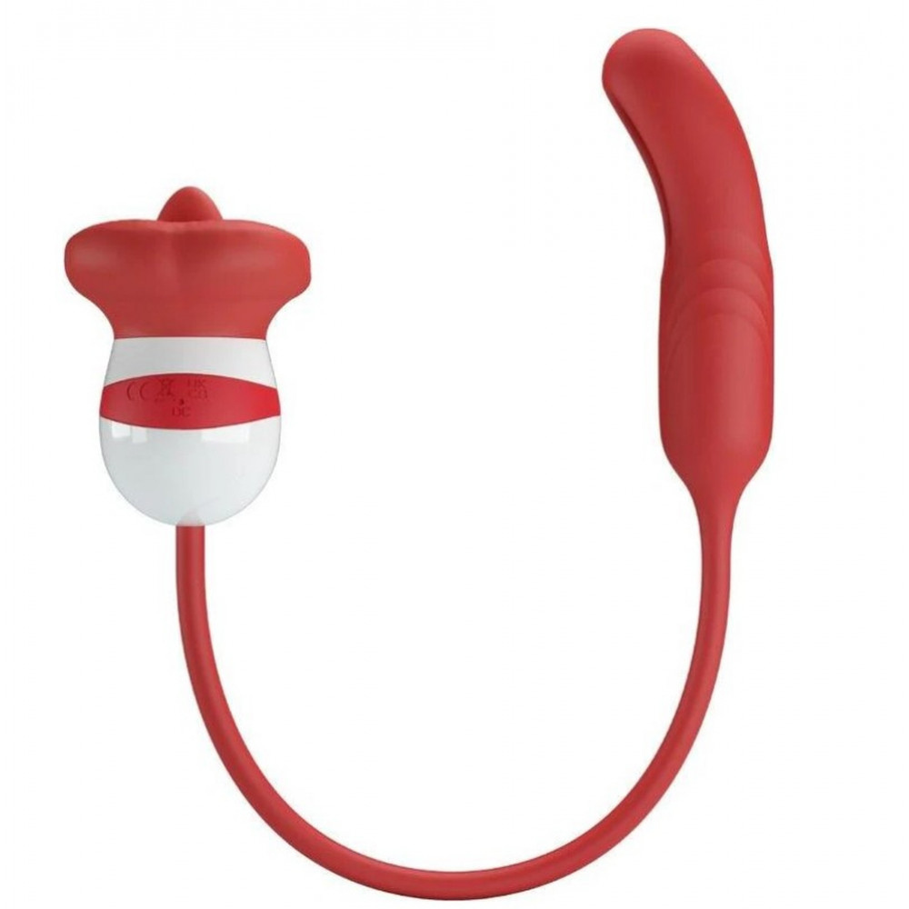 Різне - Гнучкий вібростимулятор із функцією лизання Pretty Love Romance - Alyss, MC62 1