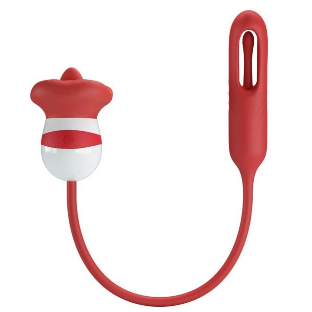 Різне - Гнучкий вібростимулятор із функцією лизання Pretty Love Romance - Alyss, MC62 3