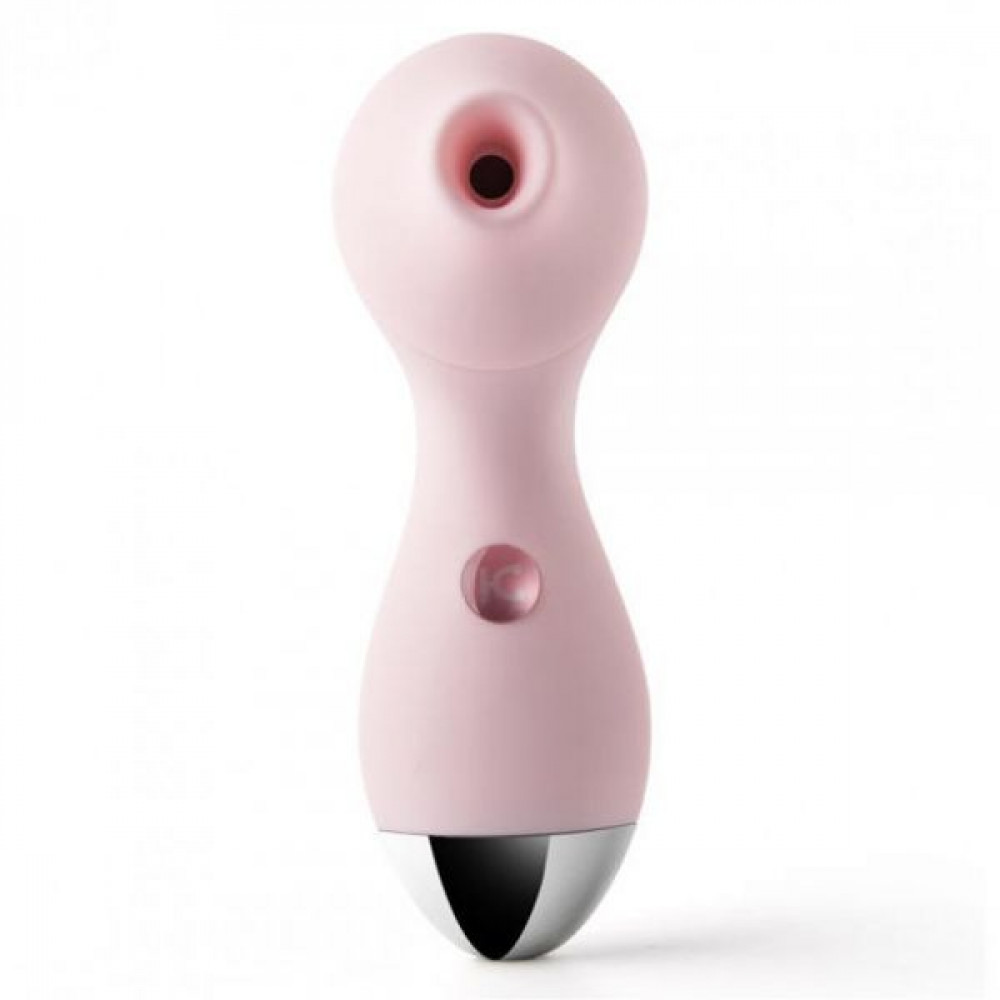 Клиторальный вибратор - Вакуумный клиторальный стимулятор Kiss Toy, Pink 4