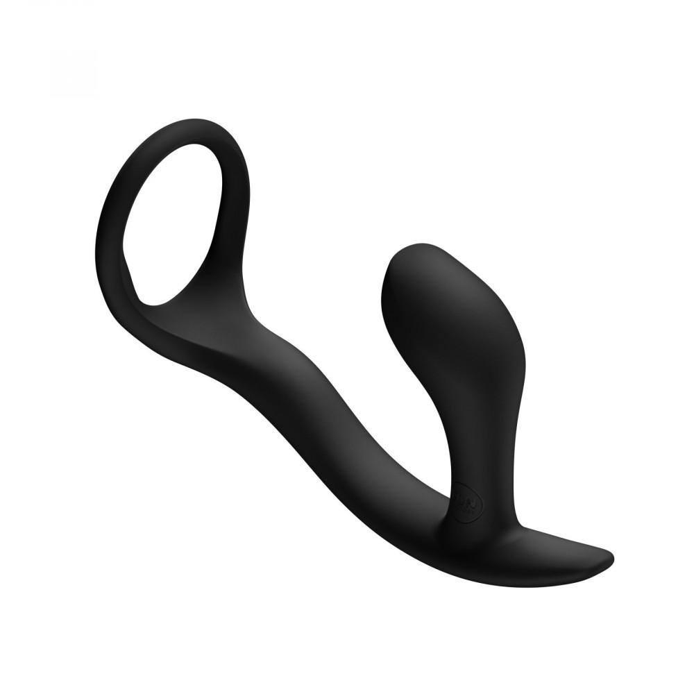 Секс игрушки - Анальная пробка с эрекционным кольцом Fun Factory Bootie Ring Black (мятая упаковка!!!) 2