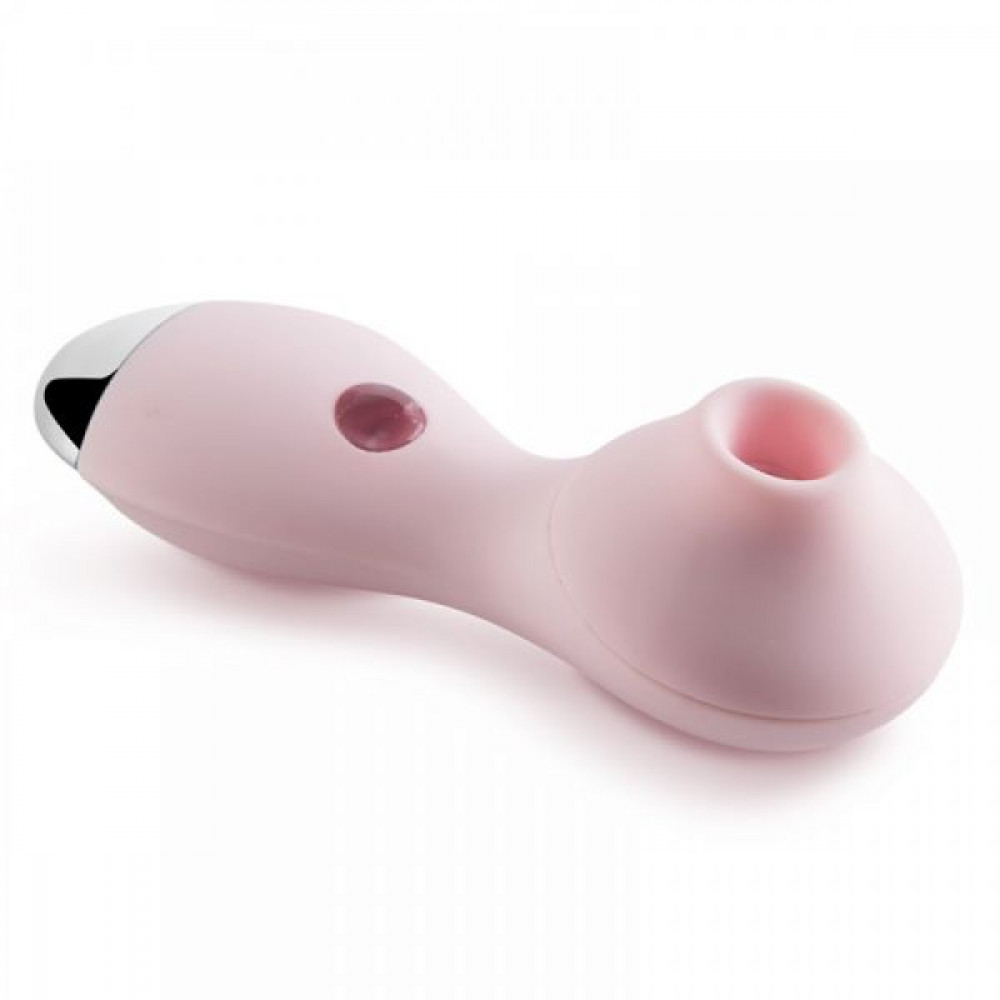 Клиторальный вибратор - Вакуумный клиторальный стимулятор Kiss Toy, Pink 1