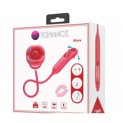 Гнучкий вібростимулятор із функцією лизання Pretty Love Romance - Alyss, MC62
