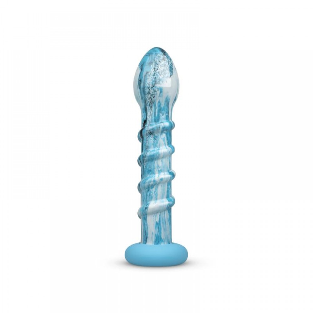 Секс игрушки - Анальная пробка Gildo - Ocean Wave Glass Dildo 2