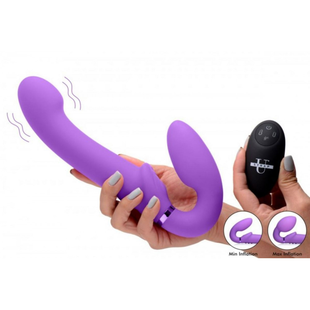 Секс игрушки - Безременный страпон с дистанционным пультом управления 5