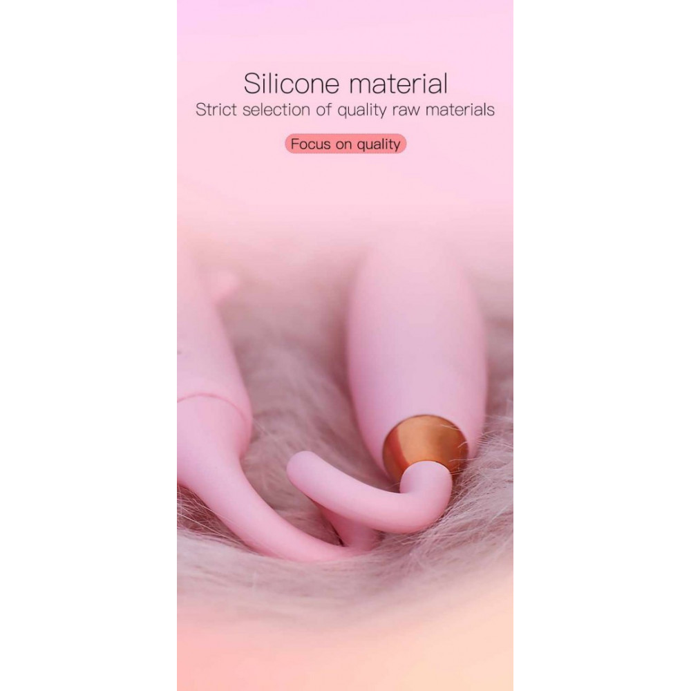 Різне - Подвійний вібратор з вакуумною стимуляцією Viola з пульсацією та підігрівом, рожевий 13