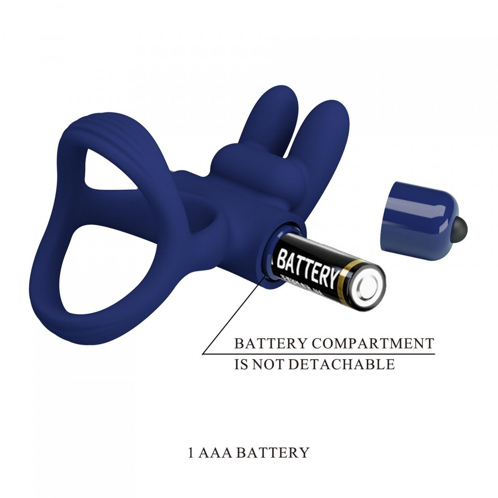 Різне - Кільце ерекційне Pretty Love - Powerful ring, 10 vibration functions, BI-210320 9