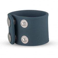 Эрекционное кольцо в форме ремешка Boners Ball Strap синее, L