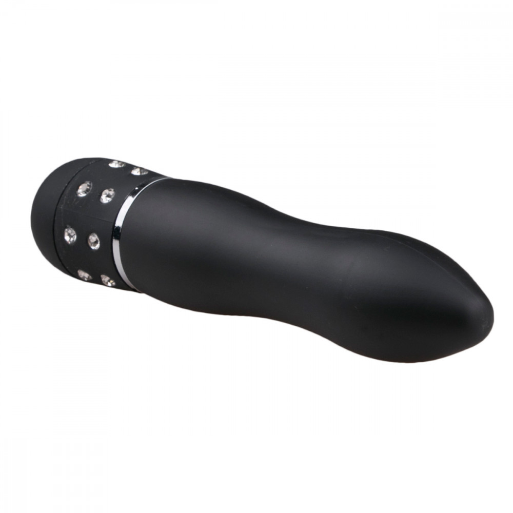 Секс игрушки - Вибратор Love Diamond Vibrator черный, 11.4 см 3