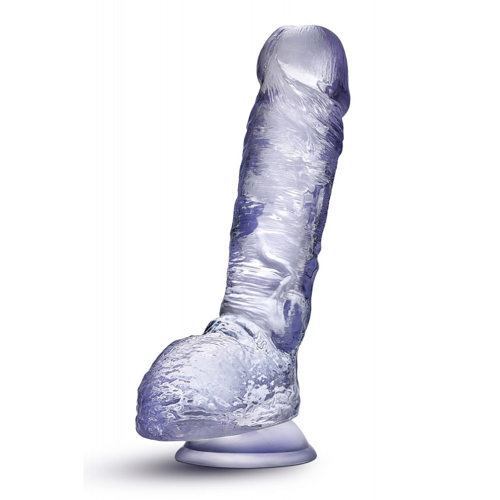 Разное - Фаллоимитатор на присоске прозрачный 23 см 1