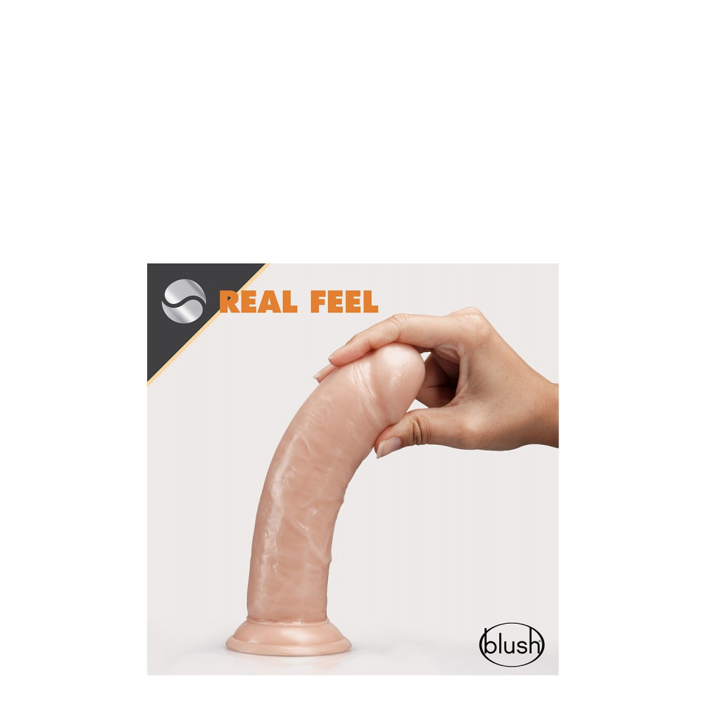 Разное - Фаллоимитатор самосмазывающийся Blush Dr. Skin реалистичный, телесный 1
