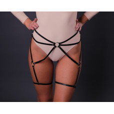 Гартери модель G5, екошкіра, ручна робота