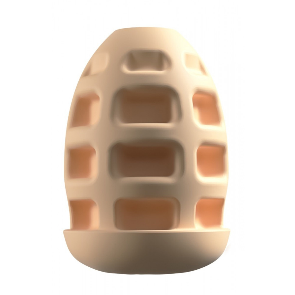 Эрекционные кольца без вибрации - Насадка на член Kokos Extreme Sleeve ES.07 размер M, утолщающая, стимуляция точки G 2