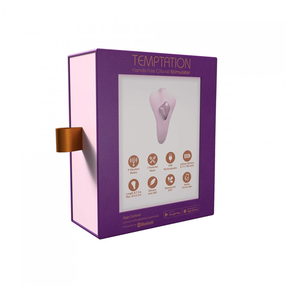 Разное - Клиторальный стимулирующий смарт-вибратор Adrien Lastic Temptation розовый 6