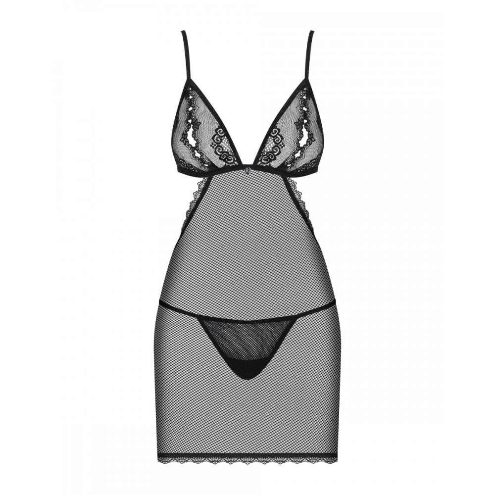 Разное - Пеньюар Obsessive Millagro и стринги S/M 4