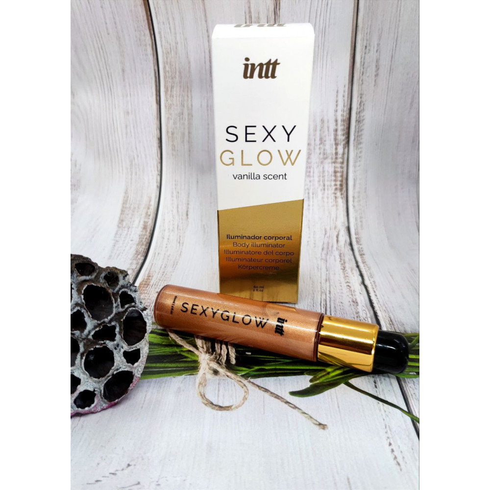  - Крем шиммер для тела с ароматом ванили INTT Sexy Glow 6