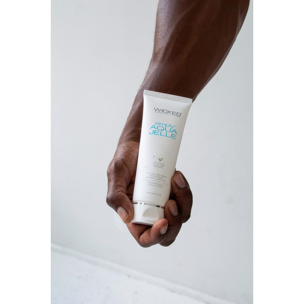 Різне - Лубрикант анальний Wicked Simply Aqua Jelle на водній основі, 120 мл 2