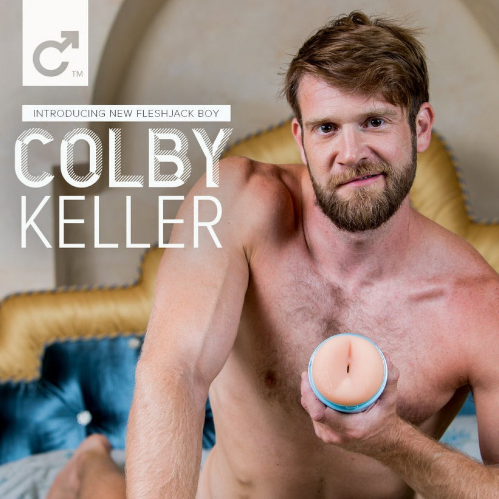 Секс игрушки - Мастурбатор попа, киберкожа, Fleshjack boys COLBY KELLER LUMBERJACK, телесный 7