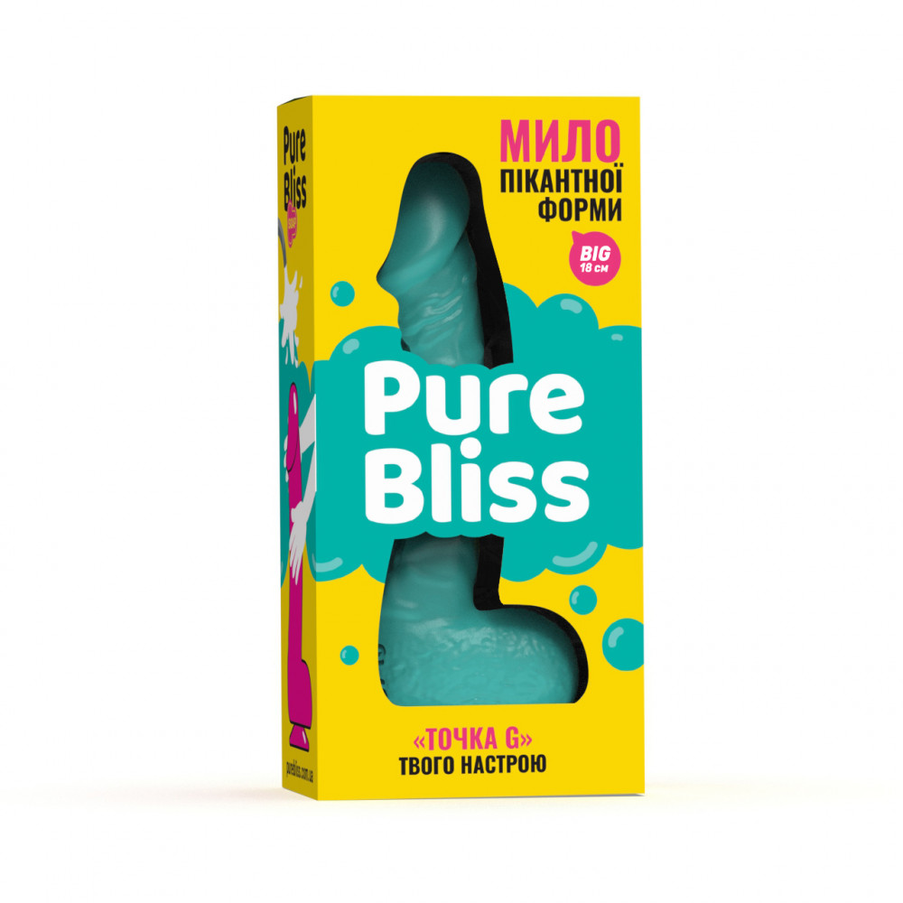 Секс игрушки - Мыло пикантной формы Pure Bliss BIG (Turquoise) 6